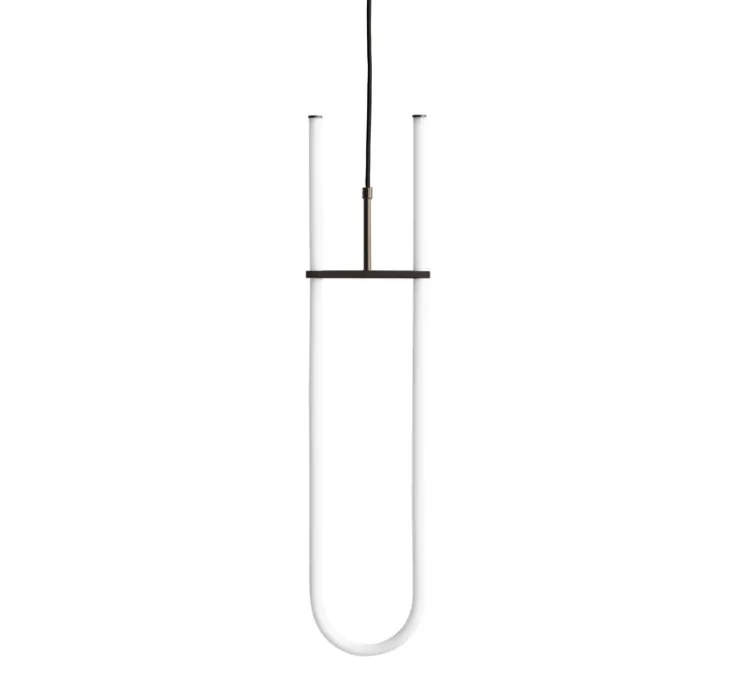 Suspension, Curve, blanc, LED, L16cm, H70cm - 101 Copenhagen