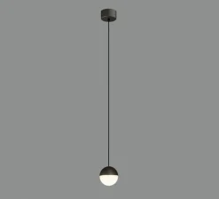 Suspension, Custo, noir, LED, 2700-3000K, 370 lm, Ø9,4cm, H9,4cm - ACB