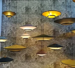 Suspension, Cymbal, vert, Ø70cm, H27cm - Forestier