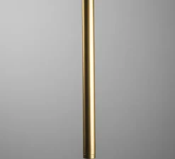 Suspension, D01, laiton, LED, 2700K, 420 lm, Ø2,2cm, H30cm - OliveLab