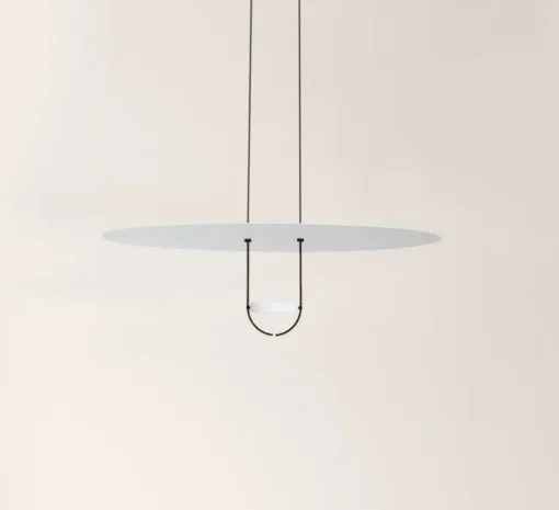 Suspension, D03, noir et laiton, LED, 2700K, 3000 lm, Ø70cm, H83cm - OliveLab