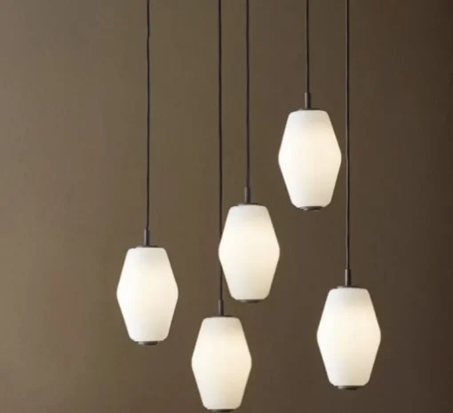 Suspension, Dahl Small, gris foncé et blanc, Ø14,8cm, H22cm - NORTHERN