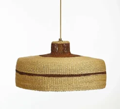 Suspension, Deeply, naturel, noisette, Ø55cm, H22cm - Golden Editions