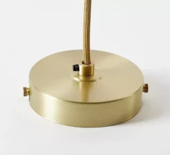 Suspension, Deeply, naturel, noisette, Ø55cm, H22cm - Golden Editions