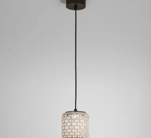 Suspension d'extérieur, Nans S Outdoor, Brun graphite - Teinte beige, IP66, LED, dim, 2700K, 503 lm, Ø16,7cm, H16,5cm - Bover