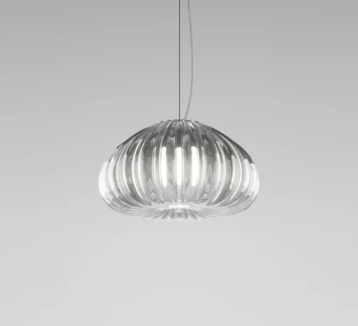 Suspension, Diamante SP G, chrome, nickel, Ø30cm, H24cm - Vistosi