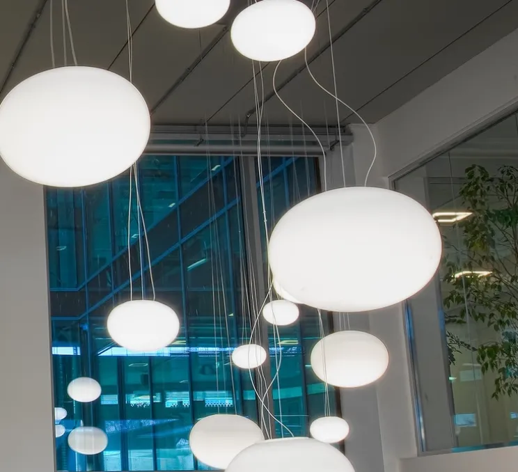 Suspension, Dimmable, GILBERT, blanc, 3000K, 2762lm, L37cm - Panzeri