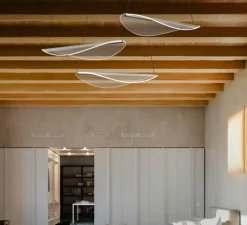 Suspension, Diphy, transparent, LED, dim, 3000K, 2620lm, L75,6cm, H8,1cm - Stilnovo