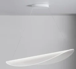 Suspension, Diphy, transparent, LED, dim, 3000K, 2620lm, L75,6cm, H8,1cm - Stilnovo