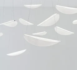 Suspension, Diphy, transparent, LED, dim, 3000K, 2609lm, L53,6cm, H220cm - Stilnovo