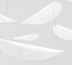 Suspension, Diphy, transparent, LED, dim, 3000K, 2609lm, L53,6cm, H220cm - Stilnovo