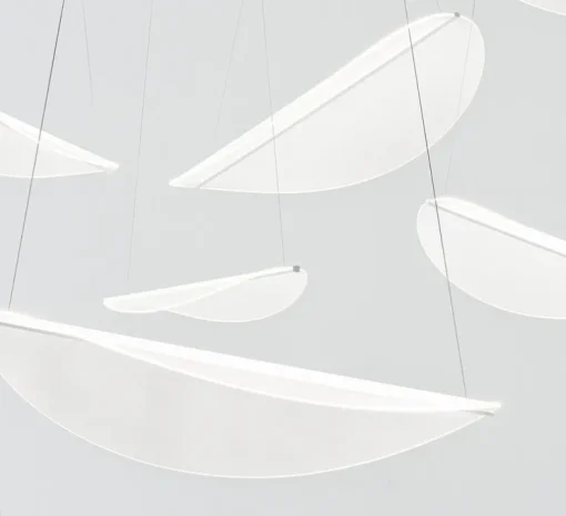 Suspension, Diphy, transparent, LED, dim, 3000K, 2609lm, L53,6cm, H220cm - Stilnovo