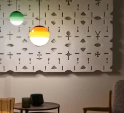 Suspension, Dipping light 20, ambre, LED, 2700k, 500lm, Ø20cm - Marset