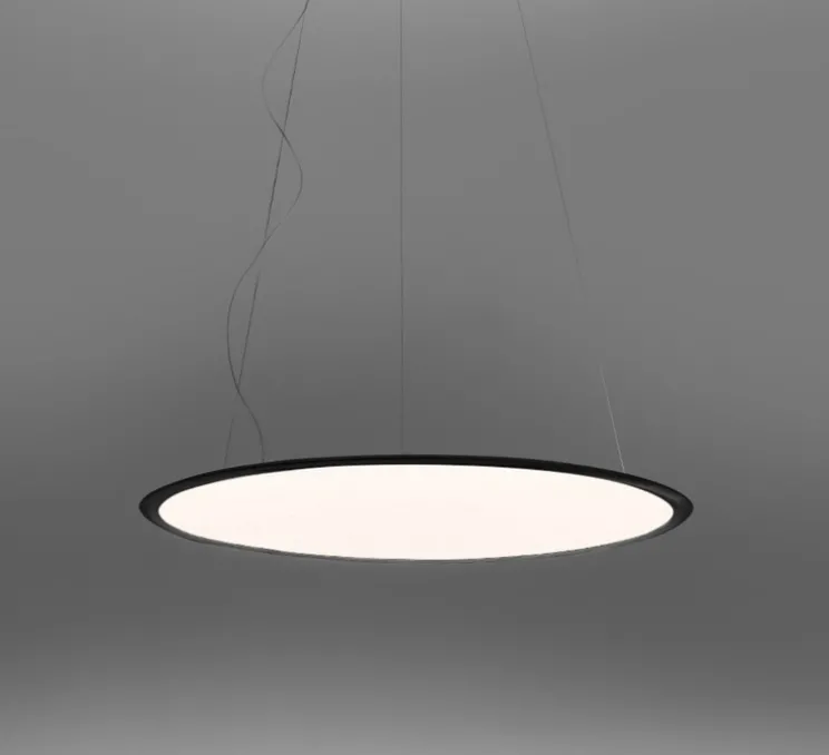Suspension, Discovery, noir, LED, dim, 3000K, 2857 lm, Ø70,4cm, H1,7cm - Artemide