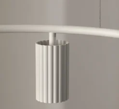 Suspension, Donna Circle 60, beige lin, Ø60cm, H15cm - Pholc