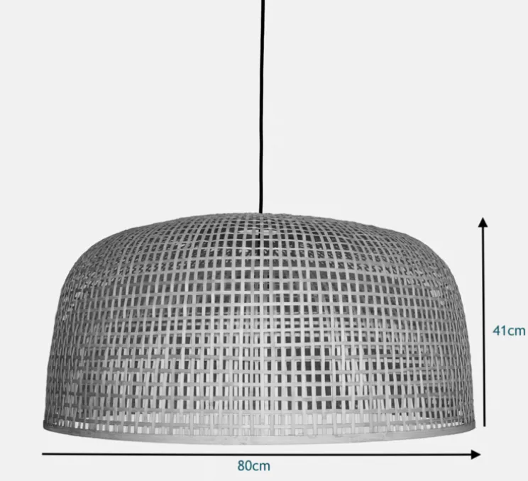 Suspension, Doppio Grid, naturel, Ø80cm, H41cm - Ay Illuminate