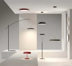 Suspension, Doppio Zero L, blanc, LED, dim, 2700K, 5476 lm, Ø60cm, H16cm - Lumen Center Italia