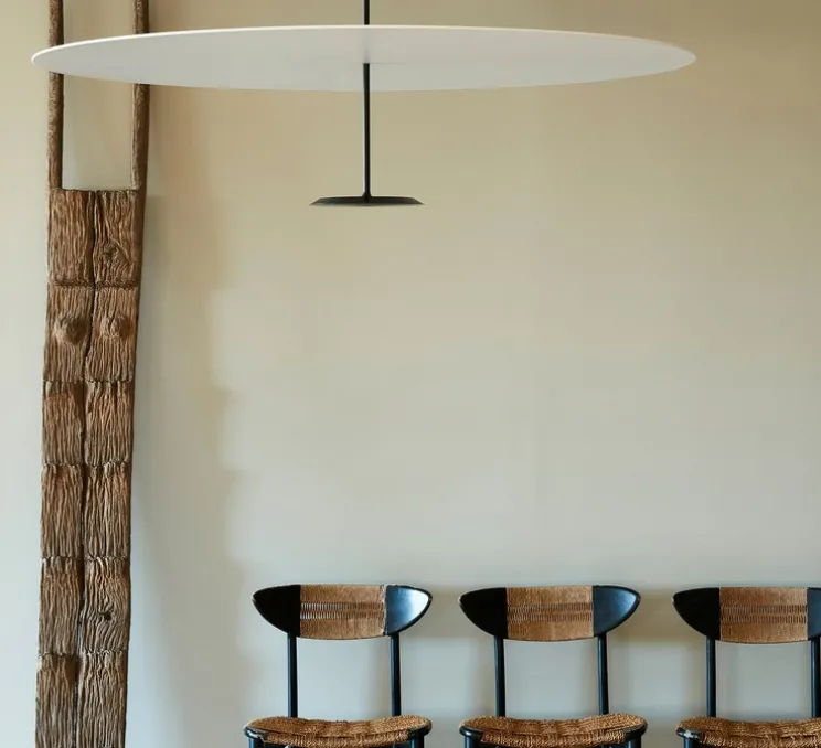 Suspension, Dot 600 Dali, noir, LED, dim, 2700K, 1000 lm, Ø60cm, H25,5cm - Lumina