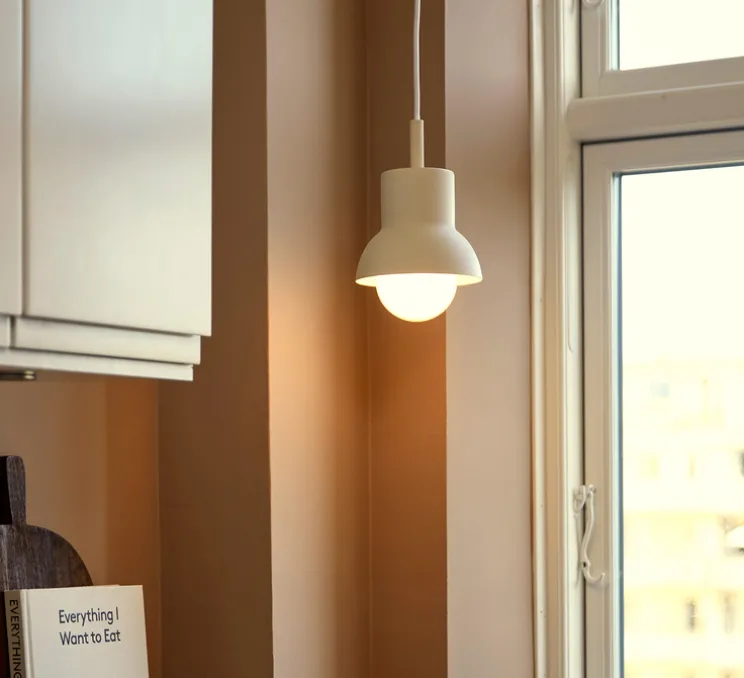 Suspension, Down 15, beige, Ø15cm, H19cm - Cobankeryd