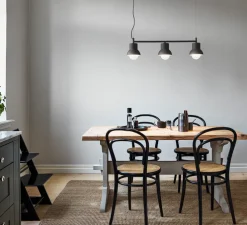 Suspension, Down Long, noir mat, L81,8cm, H18,6cm - Cobankeryd