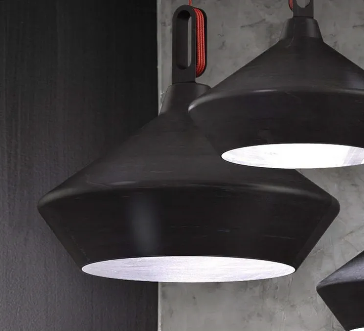 Suspension, Driyos, noir, Ø50cm, H28cm - Zava