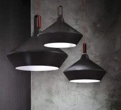 Suspension, Driyos, noir, Ø50cm, H28cm - Zava