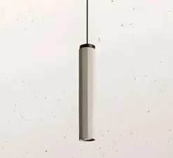 Suspension, Dune 299.01.OSC, laiton bruni et céramique, Ø8cm, H41,5cm-Il Fanale