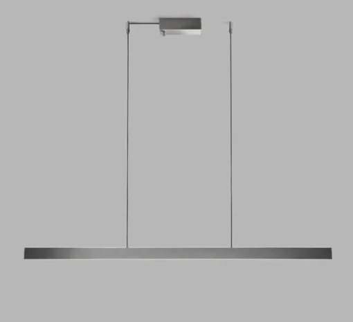 Suspension, Edge Linear S1500, titane, LED, 2700-3000K, 4620 lm, L151,6cm, H5cm - Light Point