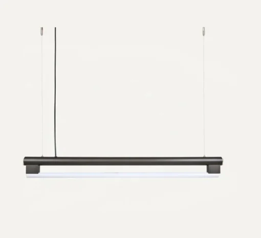 Suspension, Eiffel, Acier Noirci, LED, L102,2cm, H20cm - FRAMA