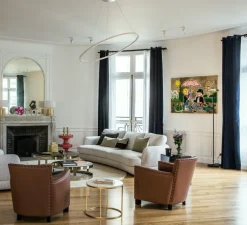 Suspension, Ellisse major, blanc, LED, uplight, 2700k, 7800lm, L135cm, P70cm - Nemo lighting
