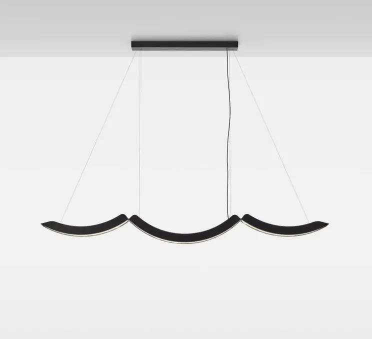 Suspension, Elo, noir et blanc, LED, dim, 2700-6500K, L150cm, H103,6cm - Brokis