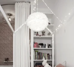 Suspension, Eos M, blanc, câble blanc, Ø45cm, H30cm - Umage