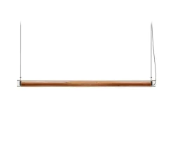 Suspension, Estela Horizontal, cerisier, LED, dim, 2700K, 1278 lm, Ø6cm, L120cm - LZF