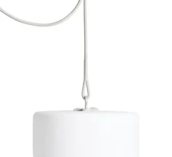 Suspension et lampe à planter, baladeuse, Thierry le Swinger, gris, LED, Ø40,5cm, H20,5cm - Fatboy