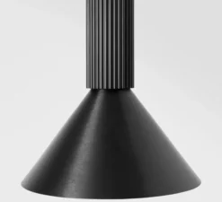 Suspension, Extruded Suspended 46 300 1x, noir, LED, dim, 2700K, 665 lm, Ø17cm, H38,9cm - Modular