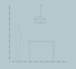 Suspension, Ezaro, burgundy, IP44, Ø40cm, H22,5cm - Easy Light by Carpyen