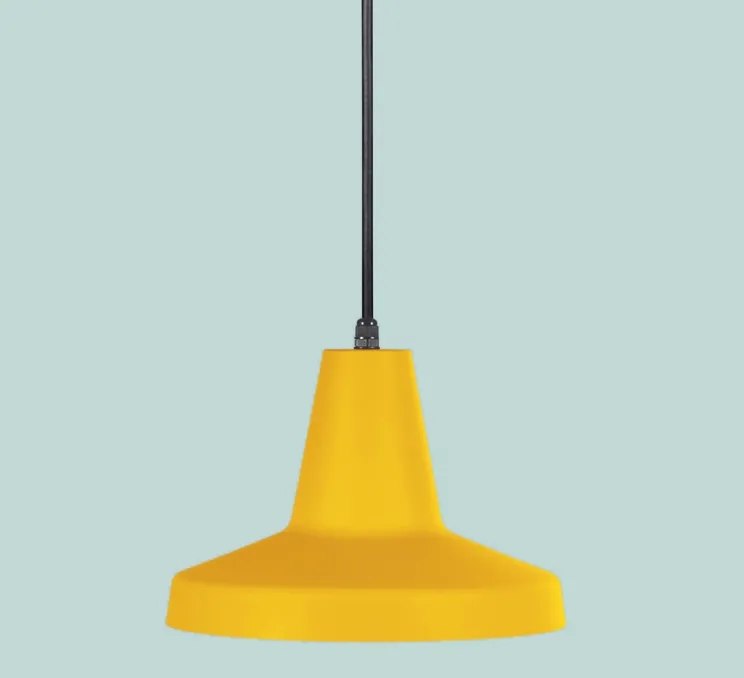 Suspension, Famara, mimosa, IP44, Ø26,5cm, H20cm - Easy Light by Carpyen