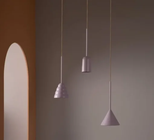 Suspension, Figura Cone, lilas, Ø20cm, H45cm - Schneid