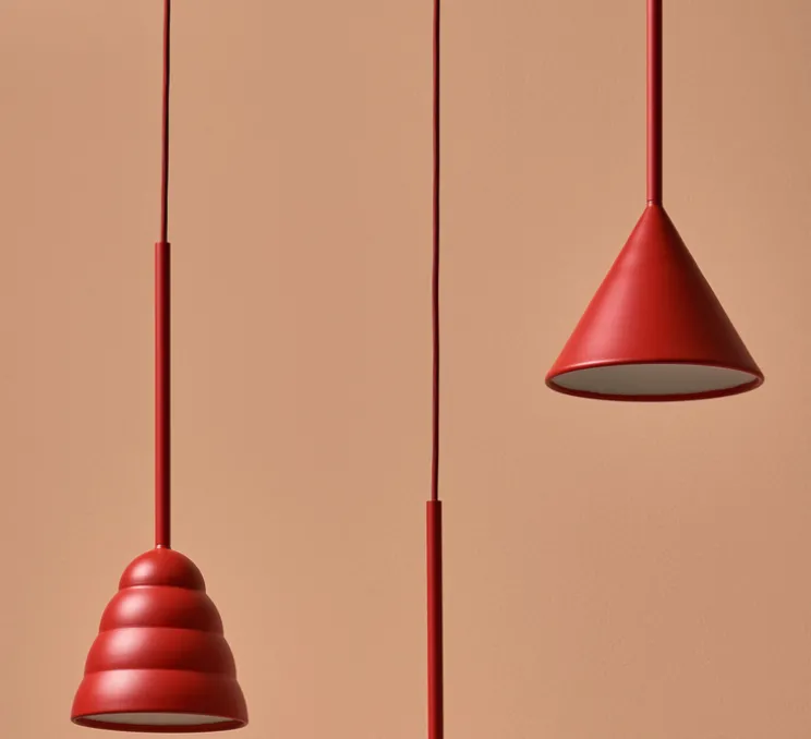 Suspension, Figura Cone, orange, Ø20cm, H45cm - SCHNEID