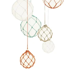 Suspension, Fisherman, orange, Ø40cm, H40cm - Zero