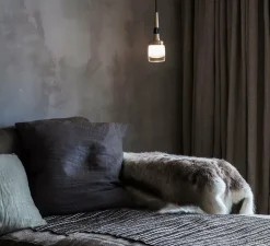 Suspension, Flagon, laiton, Ø8cm, H28cm - Bert Frank