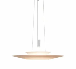 Suspension, Flamingo 1540, blanc, LED dimmable, 1-10V, 2700K, 694lm, Ø70cm, H75cm - Vibia