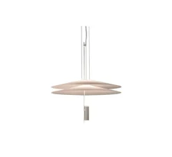 Suspension, flamingo 1510, blanc, LED dimmable, 2700K, 1389lm, Ø70cm, H80cm - Vibia
