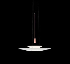 Suspension, Flamingo 1540, cuivre, LED dimmable, 2700K, 694lm, Ø70cm, H75cm - Vibia