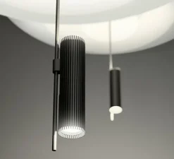Suspension, flamingo 1510, graphite, LED dimmable, 2700K, 1389lm, Ø70cm, H80cm - Vibia