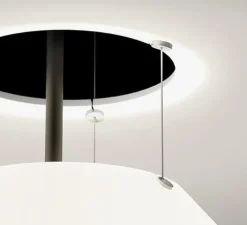 Suspension, flamingo 1510, graphite, LED dimmable, 2700K, 1389lm, Ø70cm, H80cm - Vibia