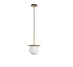 Suspension, Floc, laiton, IP44, Ø22cm, H34cm - MDC