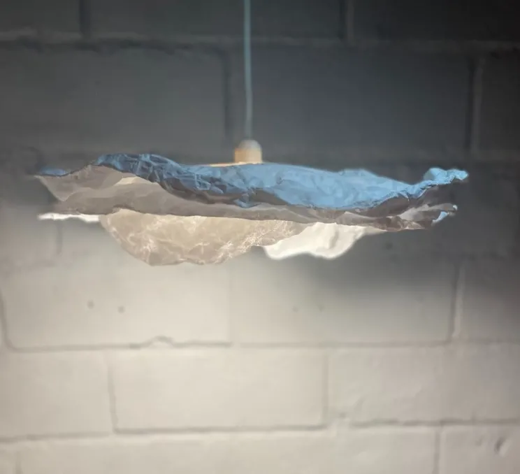 Suspension, Florelle, blanc, Ø60cm, H15cm - And Creation