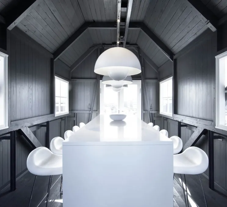 Suspension, Flowerpot VP2, blanc mat, Ø50cm, H36cm - Andtradition