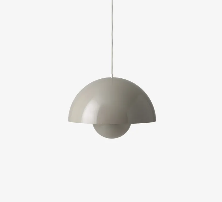 Suspension, Flowerpot VP2, gris beige, Ø50cm, H36cm - Andtradition
